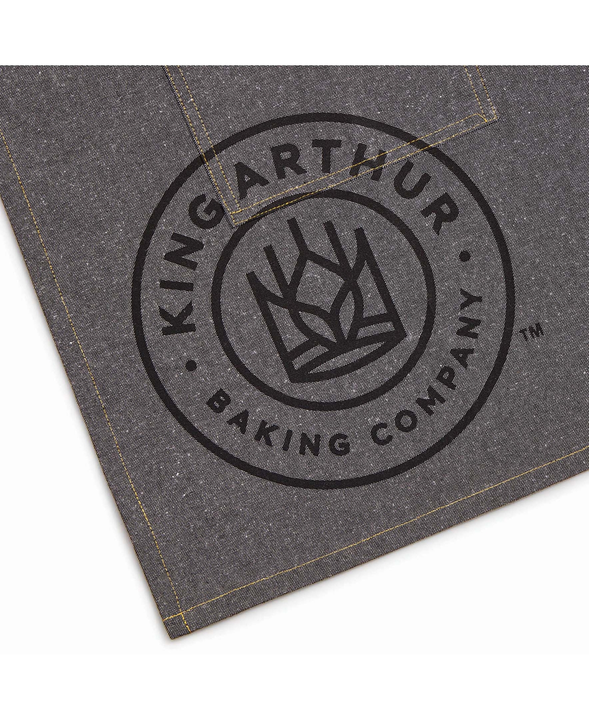 King Arthur Baking Company 28" X 29" Cotton Adult Apron In Gray