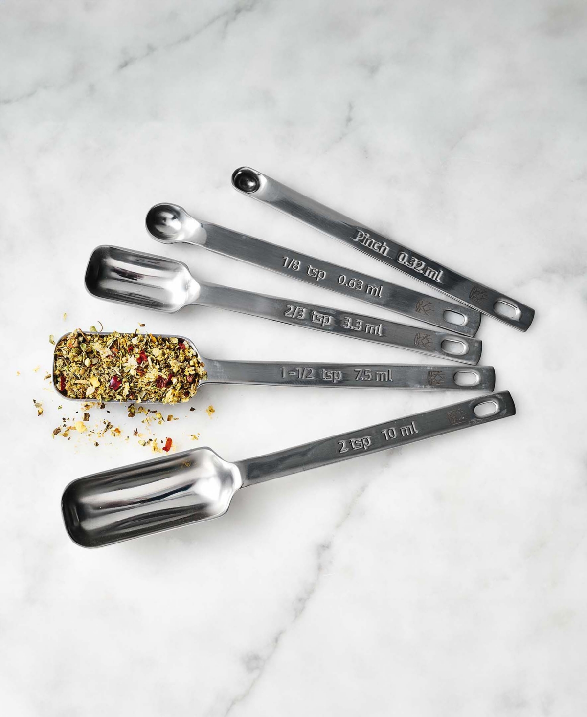 King Arthur Baking Company Stainless Steel 9-Piece Measuring Spoon Set