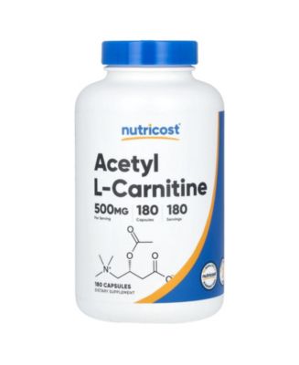 nutricost acetyl l carnitine Nutricost Acetyl L-Carnitine (ALCAR) 100 GMS (2 Pack) - 100 Servings Each -  1000mg Per Serving - Pure Acetyl L-Carnitine Powder - Non GMO, Gluten Free  in Kenya main image 0