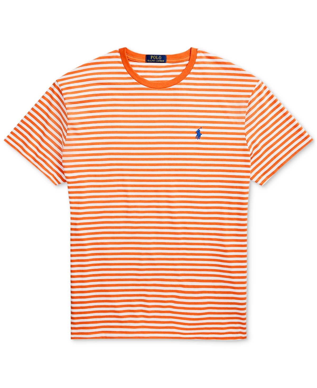 Polo Ralph Lauren Men's Classic-Fit Striped Jersey T-Shirt -white
