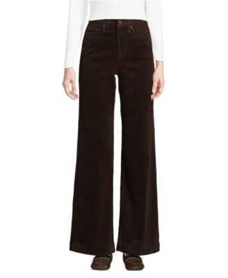Women's High Rise Wide Leg Corduroy Pants