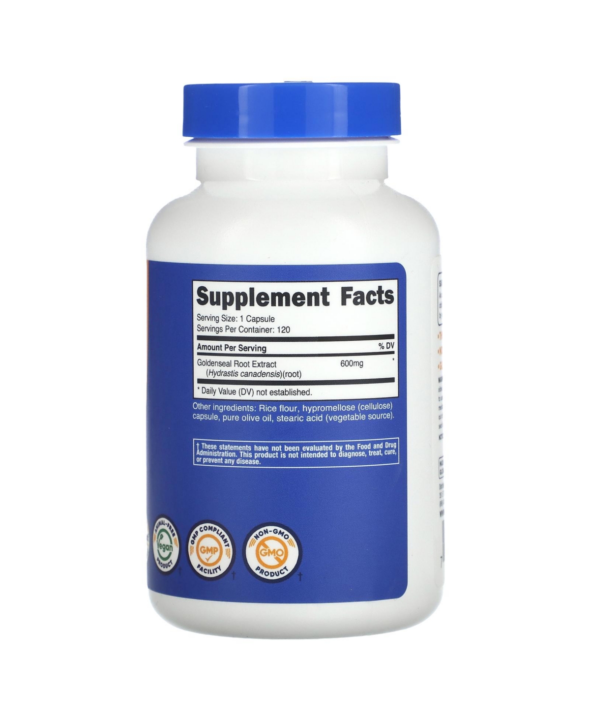 Nutricost Goldenseal Root 600 mg - Capsules