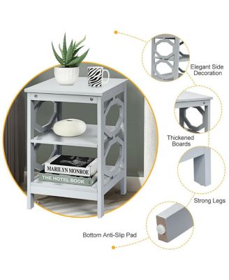 3 Tiers Nightstand Sofa Side End Accent Table