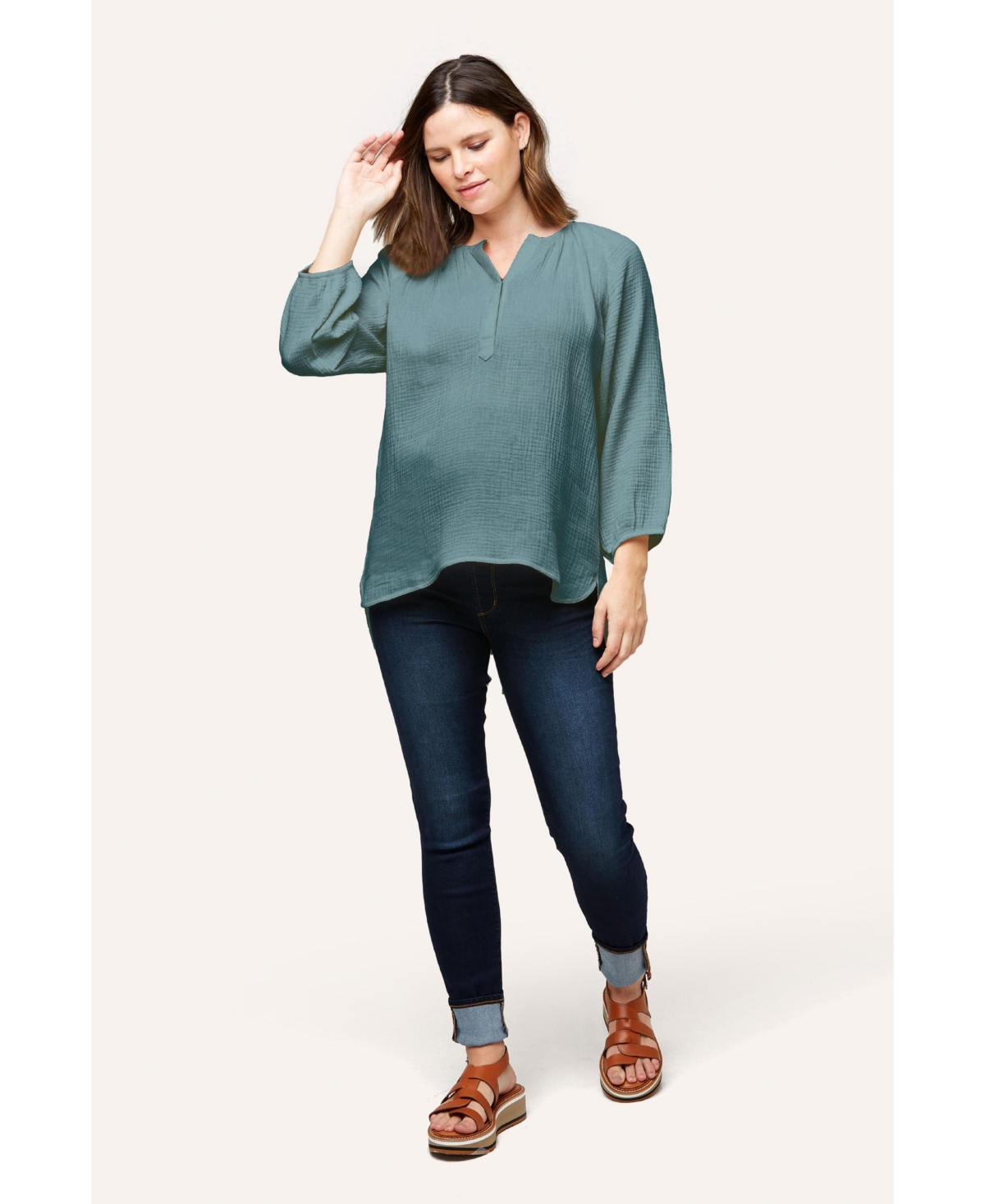 Nom Maternity Maternity Ava During + Nursing Top