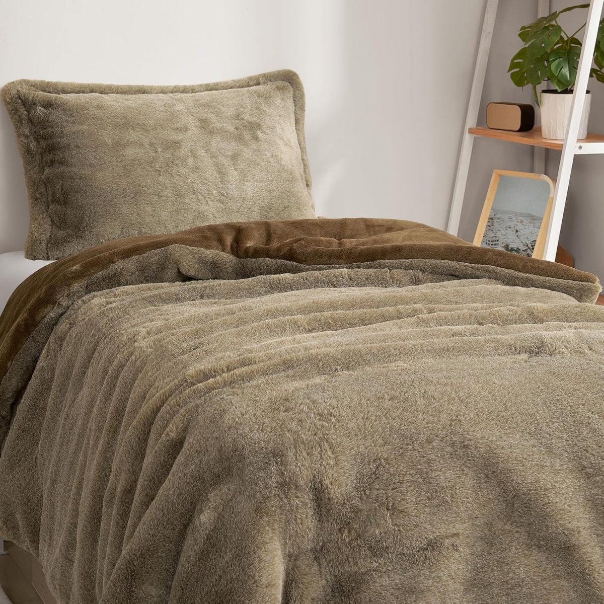 Byourbed Melange Chunky Bunny - Coma Inducer Oversized Comforter Set -- Butternut