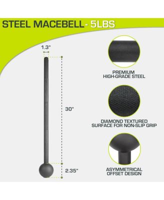 Steel Macebell, 5 lb