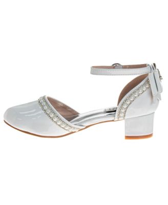 Little Girls Low Heeled Dress Shoes. (Little Kids/Big Kids)