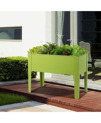 24'' x12'' Outdoor Elevated Garden Plant Stand Raised Tall Flower Bed Box