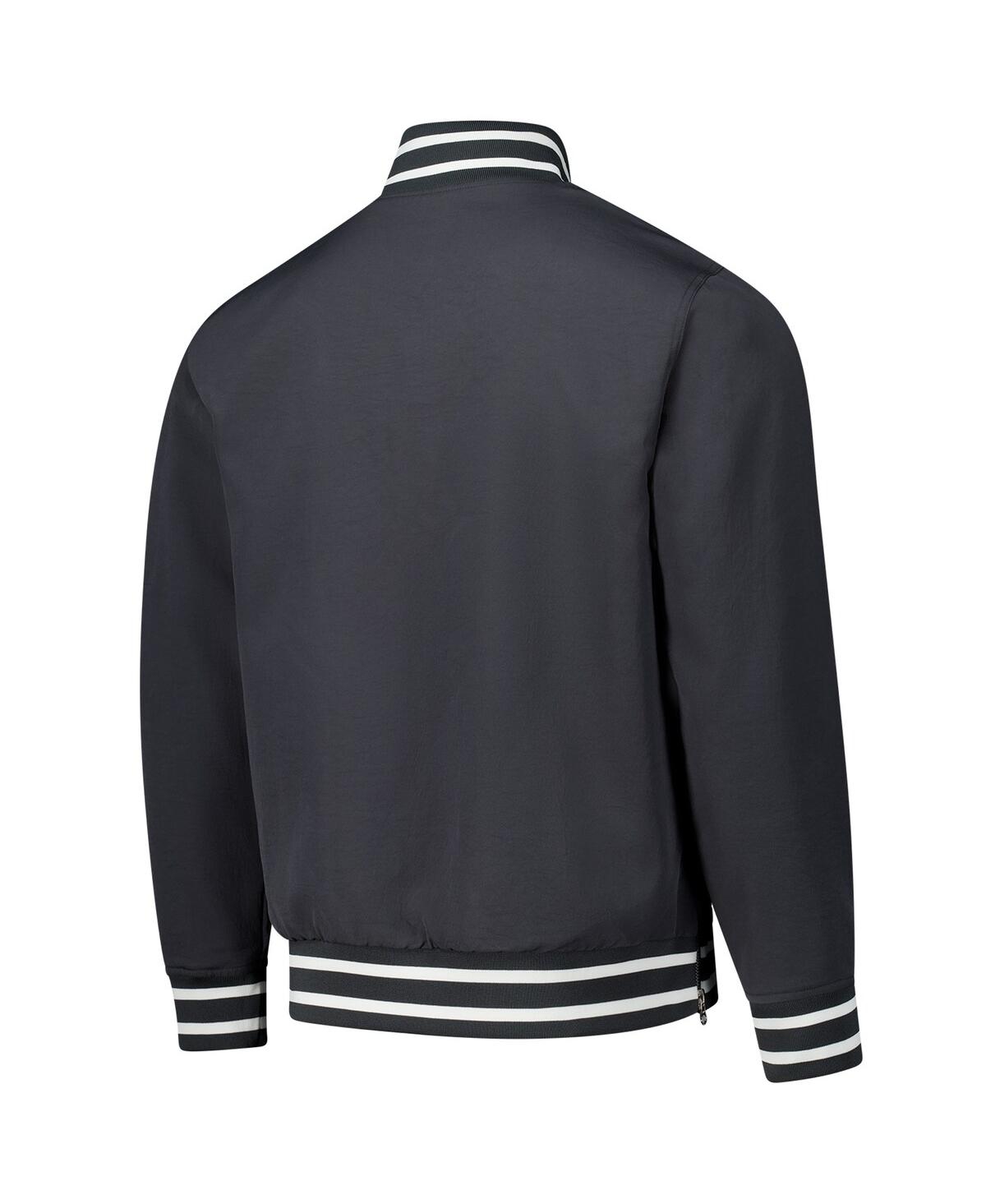 Nike Men's Anthracite Pitt Panthers Full-zip Bomber Jacket In Anthracite