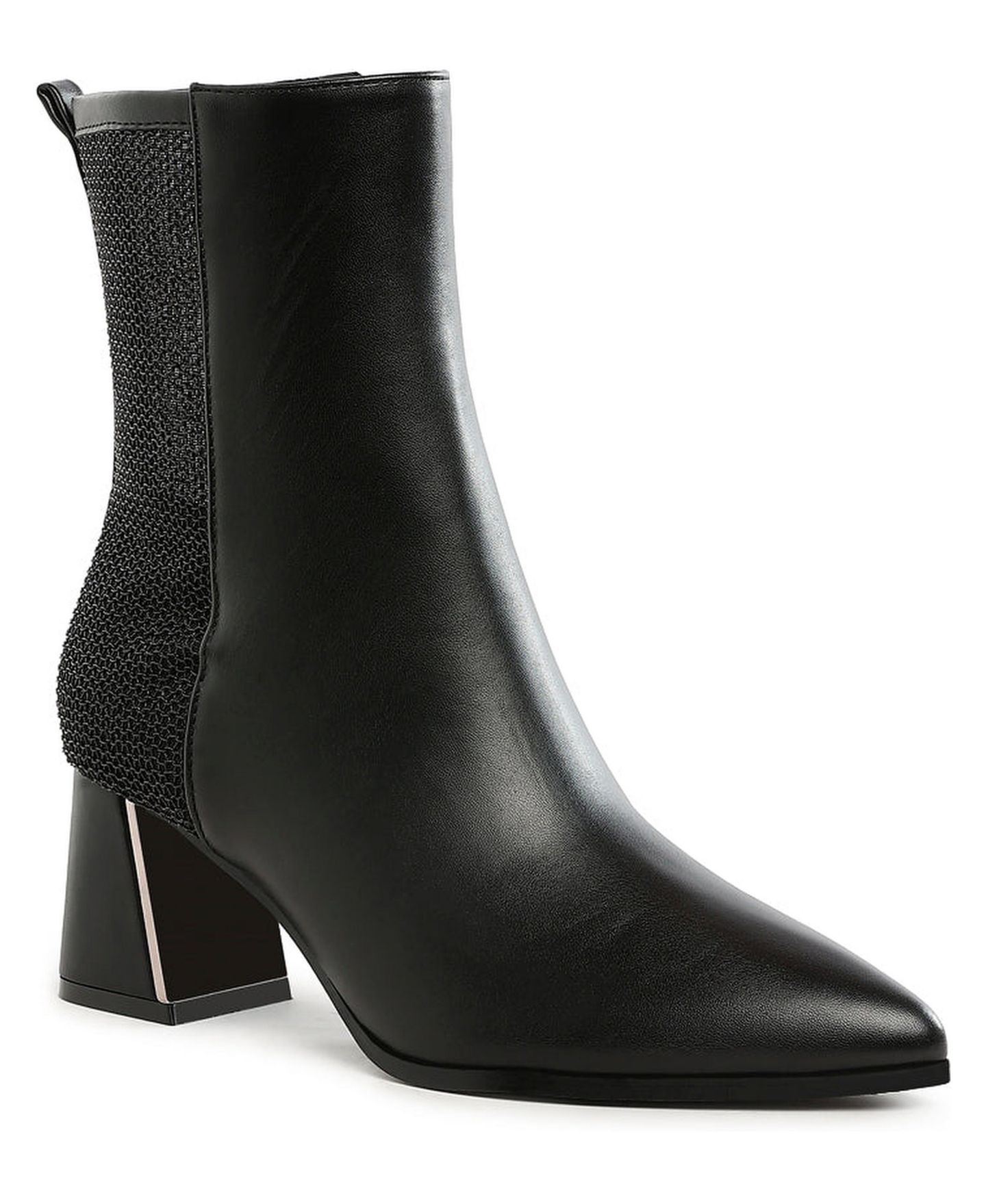 Женские ботинки London Rag Mimosa Mesh Detail Pointy Ankle, цвет: Чёрный — фото 2
