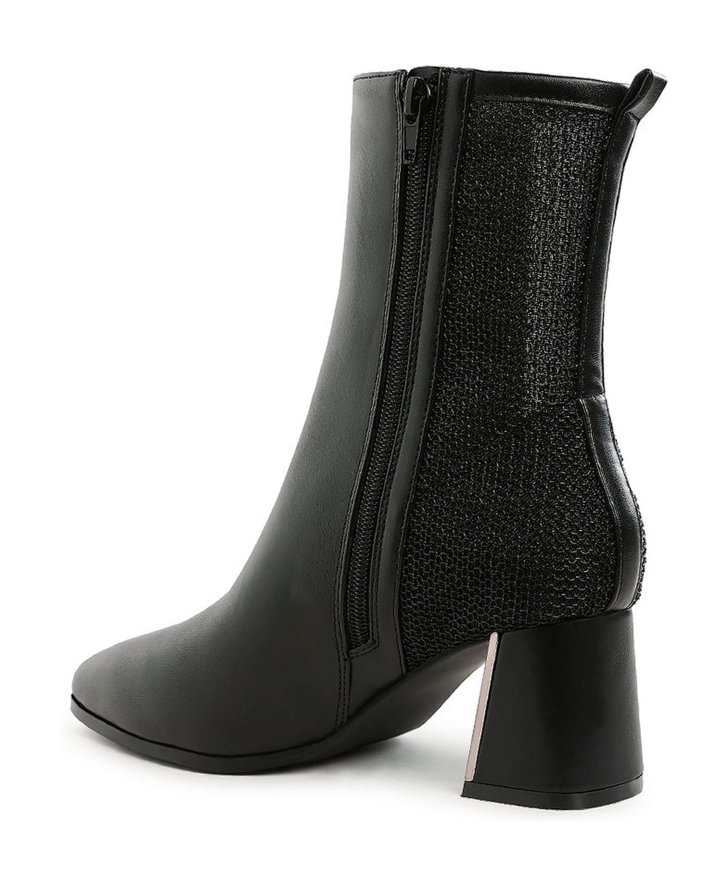 Женские ботинки London Rag Mimosa Mesh Detail Pointy Ankle, цвет: Чёрный — фото 3