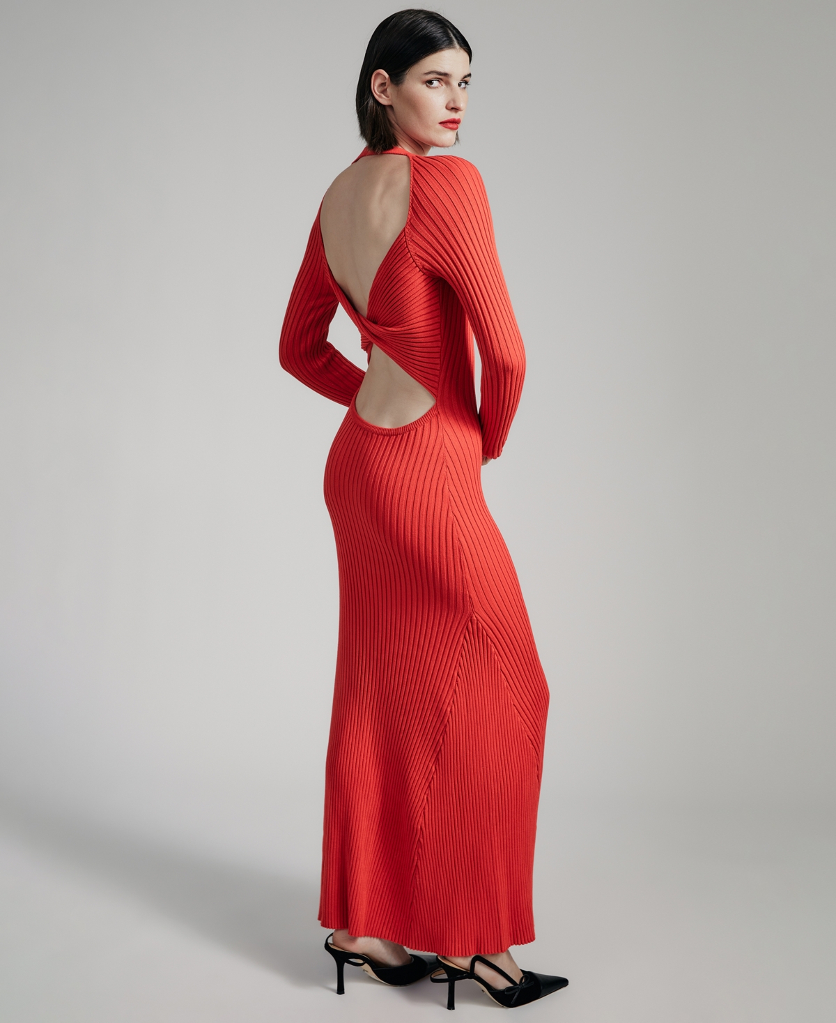 Bardot Women's Amaro Open-Back Knit Maxi Dress