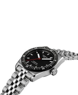 Men's Swiss Automatic PR516 Powermatic 80 Stainless Steel Bracelet Watch 38mm