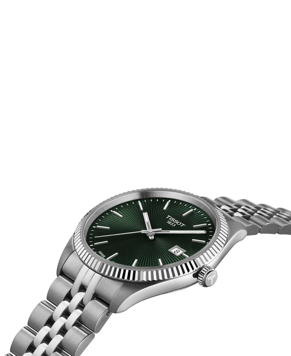 Tissot Men's Swiss Ballade Stainless Steel Bracelet Watch 40mm In No Color