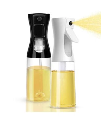 Set of 2 Glass Oil Spray Bottles - 200ml (6.7oz)