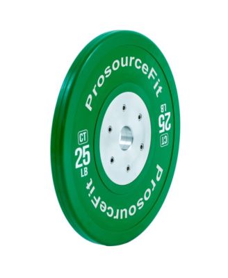 Color Training Bumper Plate 25 lb, Green