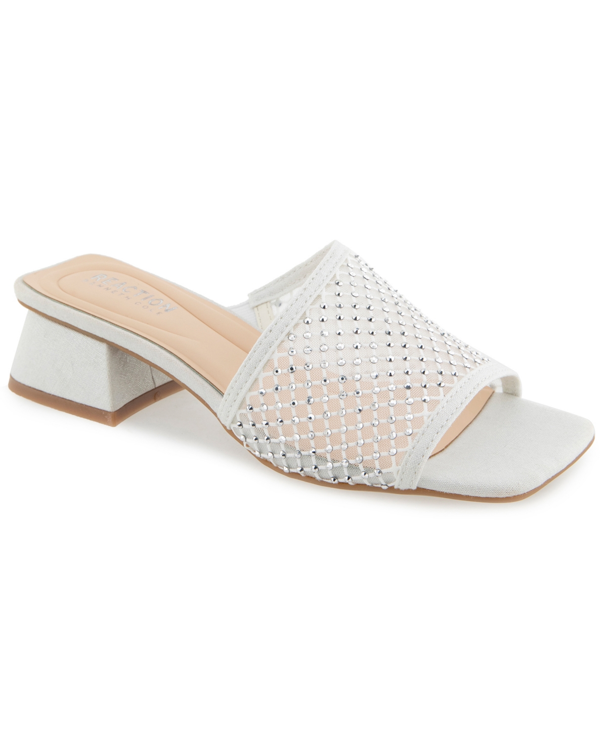 Kenneth Cole Reaction Women's Buenita Block Heel Sandals In White