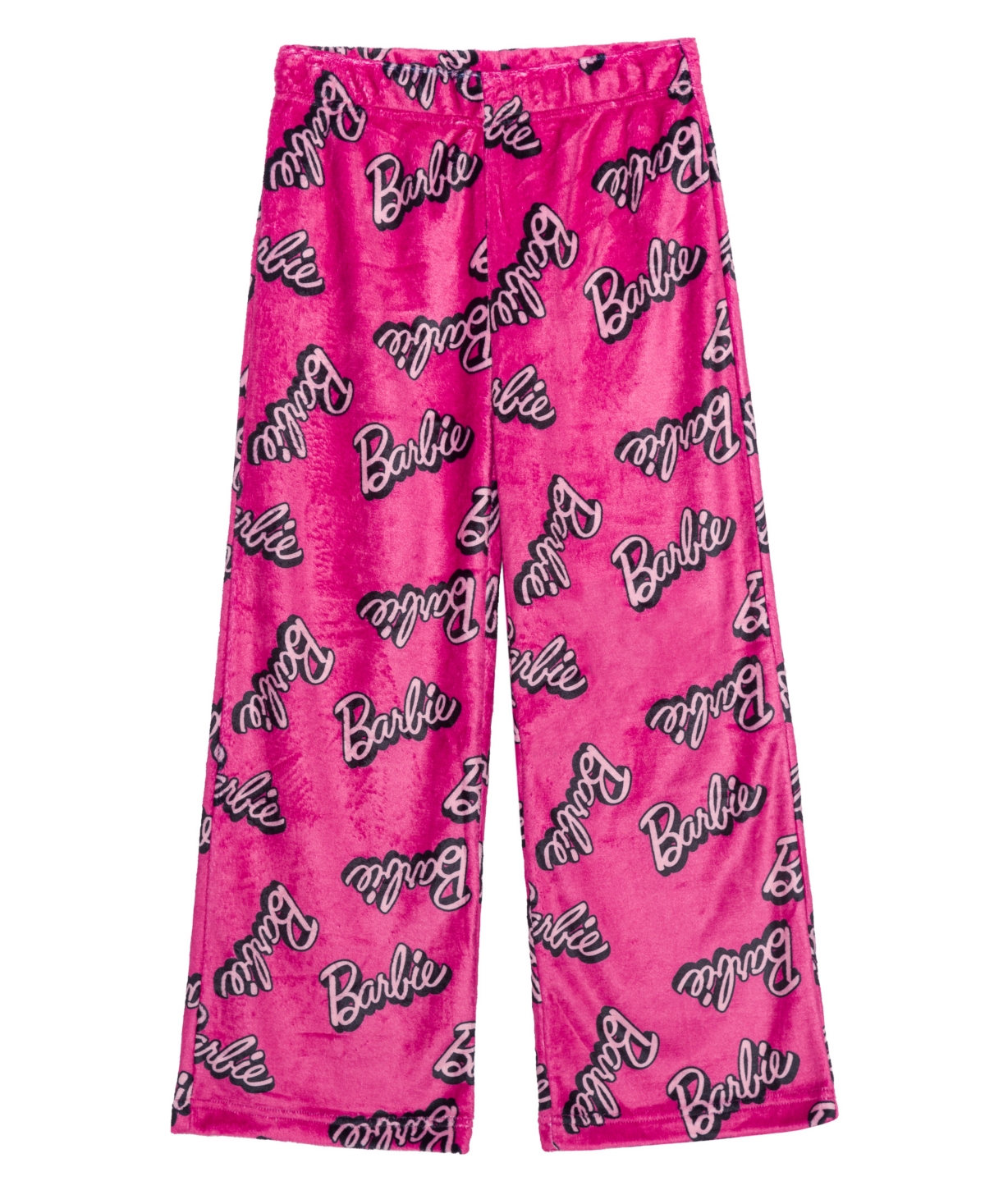 Shop Barbie Big Girls Logo Plush Lounge Pant In Pink