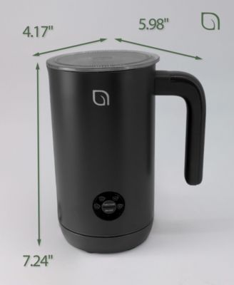 4-in-1 Electric Milk Frother and Steamer -Barista Quality Froth Steam - Hot and Cold Foam Options