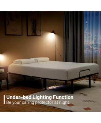 Ergonomic Adjustable Bed Base with Head and Foot Incline