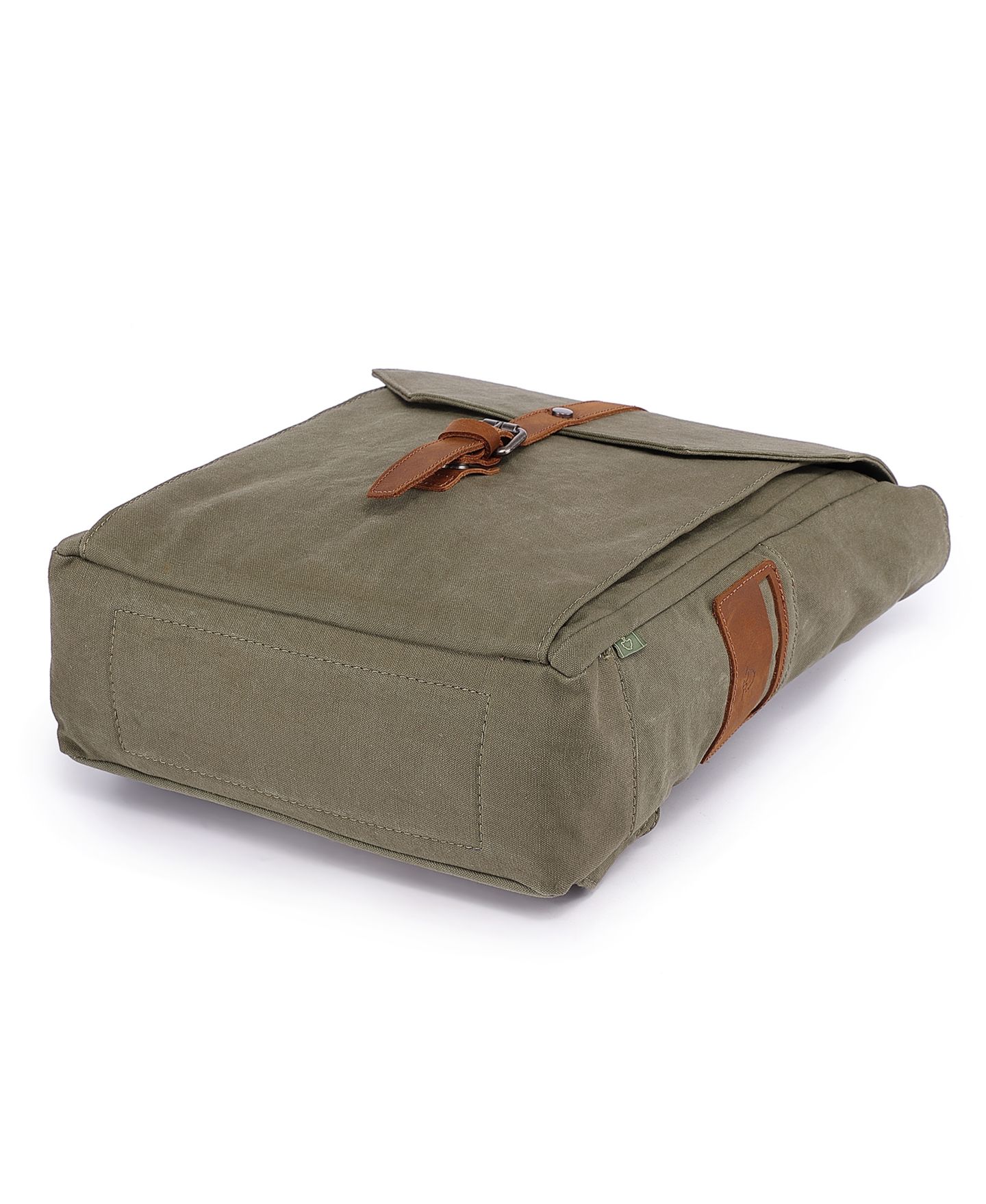 Рюкзак TSD BRAND Sunny Trail Canvas, цвет: Армейский зелёный — фото 4