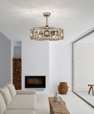 26.8" Neske Indoor Ceiling Fan with Light Kit and Remote