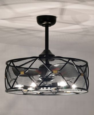 24.3" Nelle Indoor Ceiling Fan with Light Kit and Remote