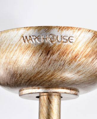 24.4" Onyx 6-Light Indoor Ceiling Fan with Light Kit and Remote