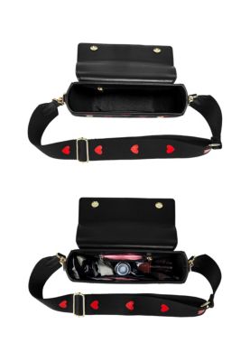 Embroidered Victoria Hyde Love heart Party Small Satchel Crossbody