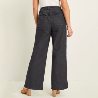 Women's June and Vie Curvie Fit Wide-Leg Jeans