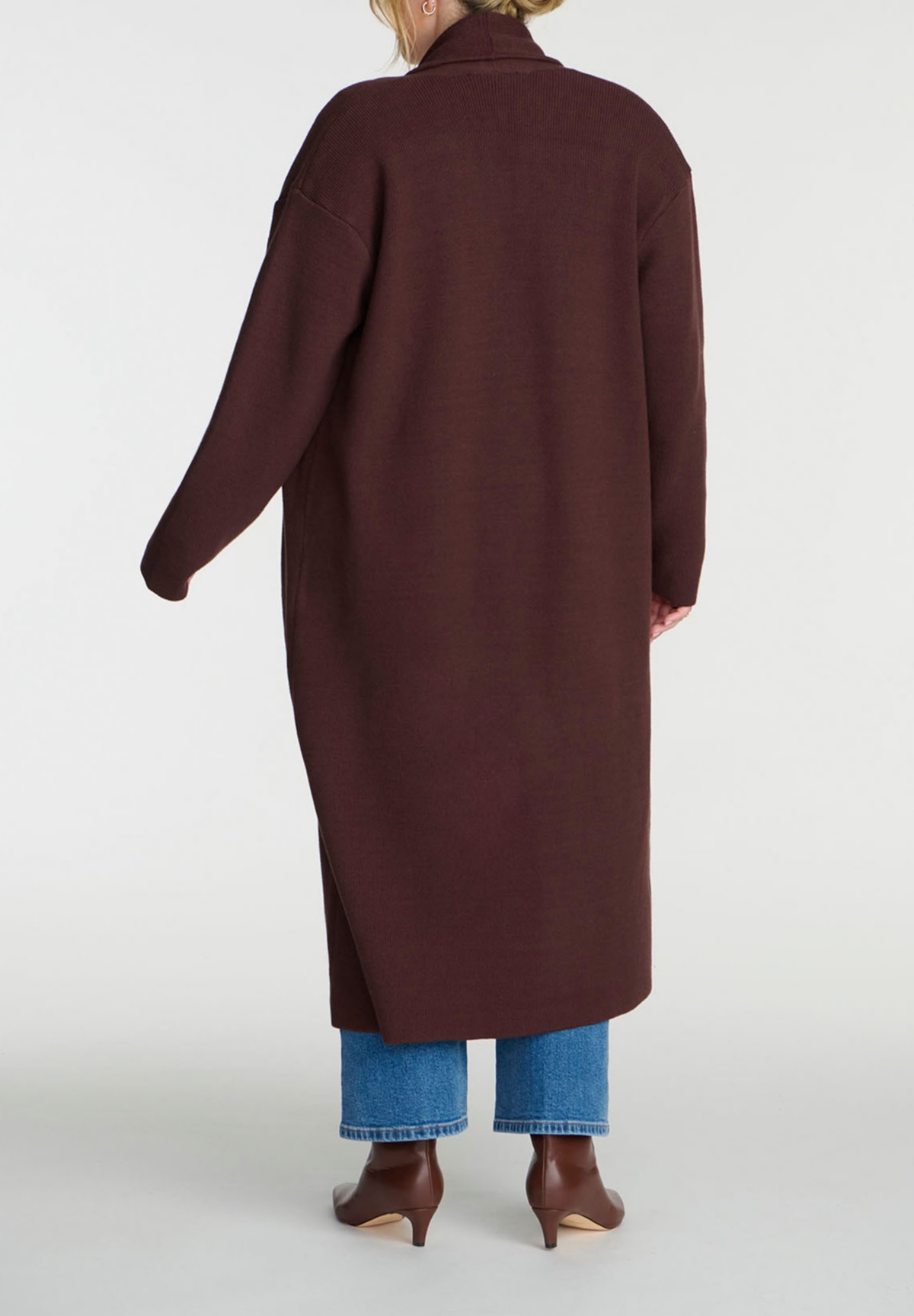 Eloquii Plus Size Elements Knit Coatigan