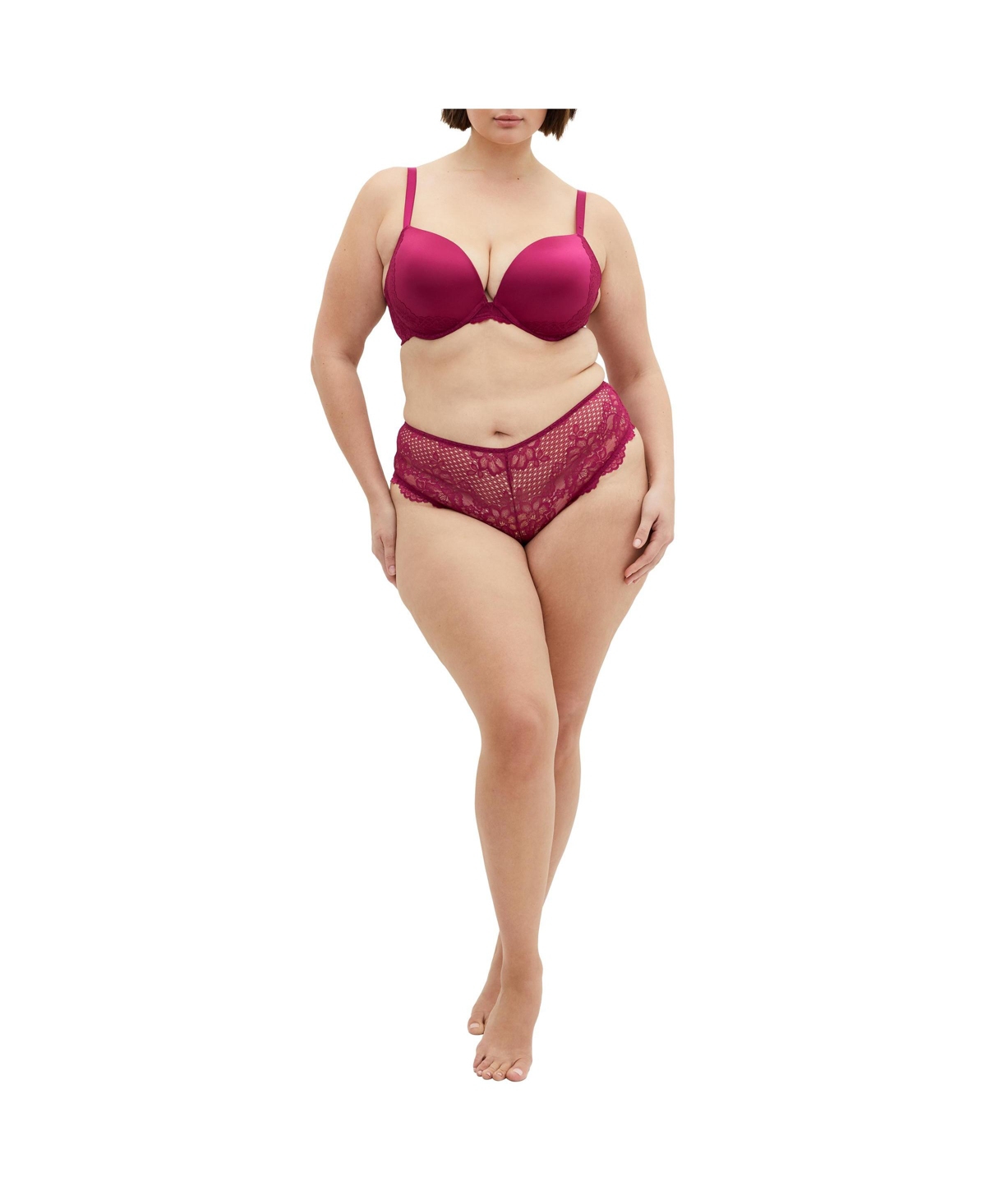 City Chic Plus Size Allure Ouvert Cheeky Panty