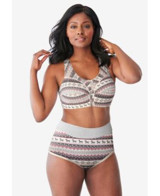 Women's Full Coverage Stretch Cotton Color Block Brief 3-Pack