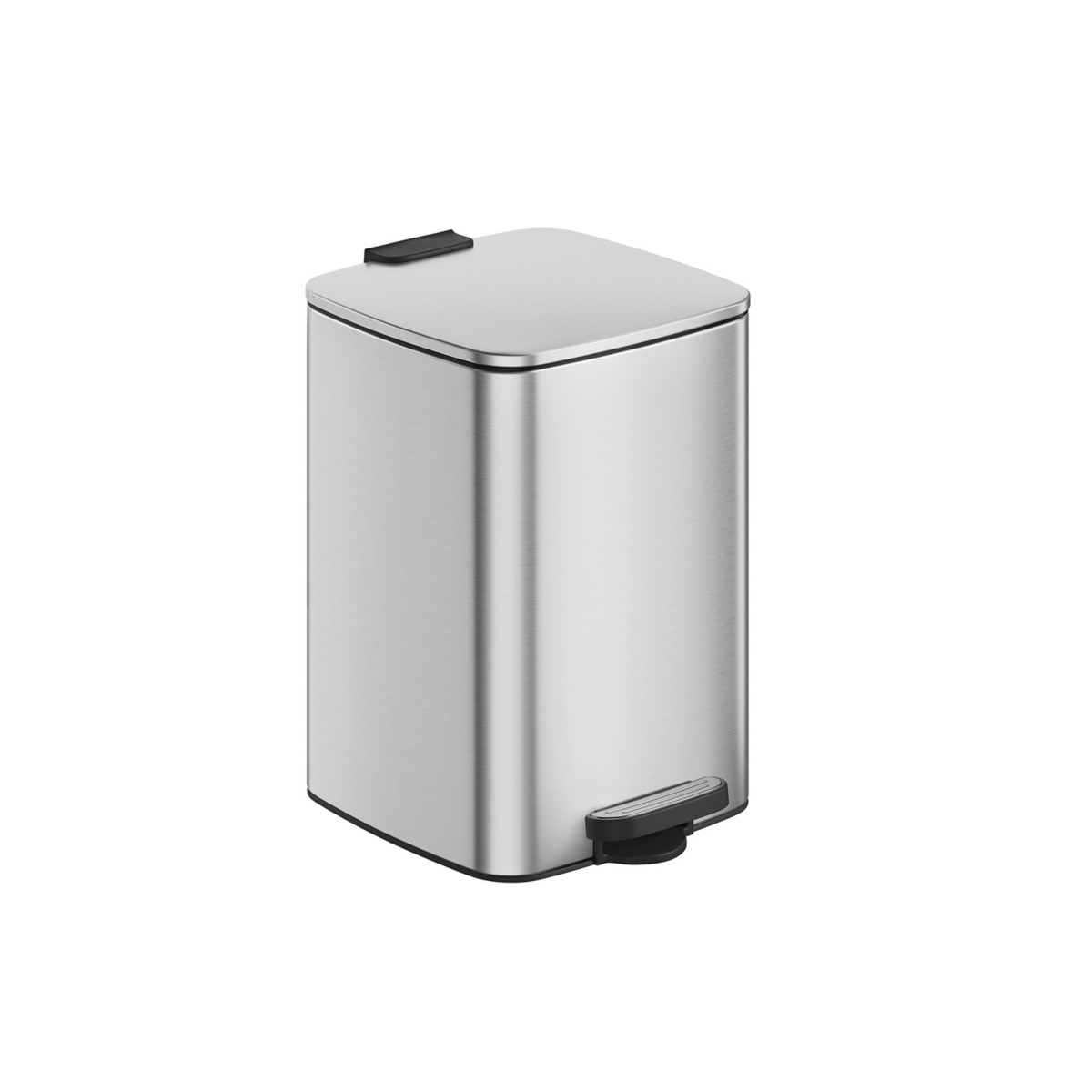 5.2-Gallon (20L) Stainless Steel Trash Can, Kitchen Garbage Bin with Durable Design - Silver