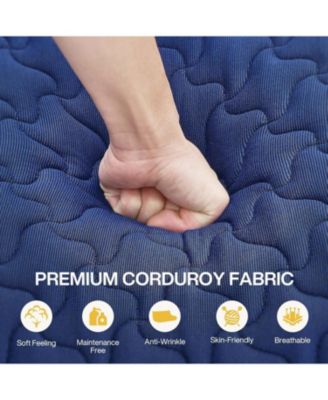 2 Seater Loveseat Sofa, No Assemble Required Couch, Modern 3-Seater Deep Soft Upholstered Comfy Sofa with Armrest Backrest and 2 Pillows for Small Space Bedroom, Royal Blue, Black Friday Deal 2024