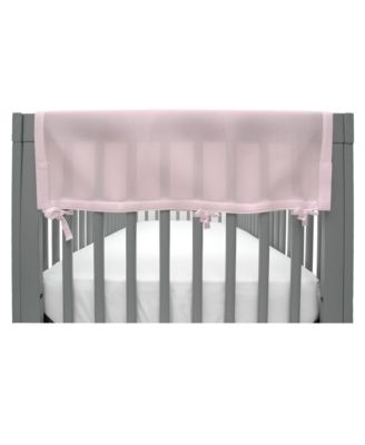BreathableBaby Breathable Mesh Crib RailGuard Teething Cover 27 Short Panel 2-Pack - Light pink 30$