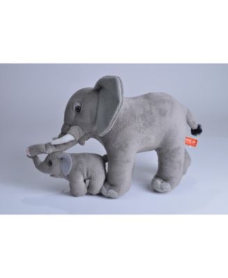 Mom & Baby Elephant Stuffed Animal, 12 Inches