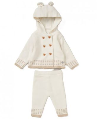 Baby Boys and Girls Jacket and Trouser Knitted, 2-Piece Set