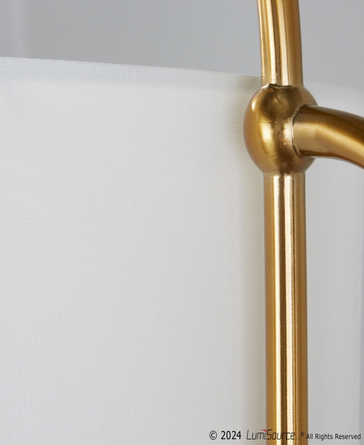 Lumisource Leslie 63" Art Deco Standard Floor Lamp In Gold