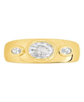Soren Oval Cubic Zirconia Statement Ring