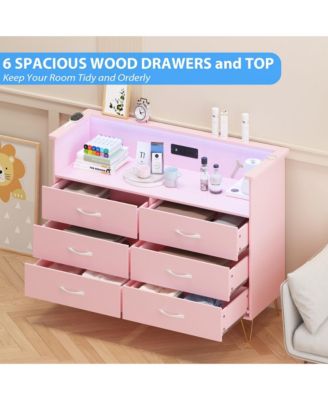  6 Drawer Dresser for Bedroom