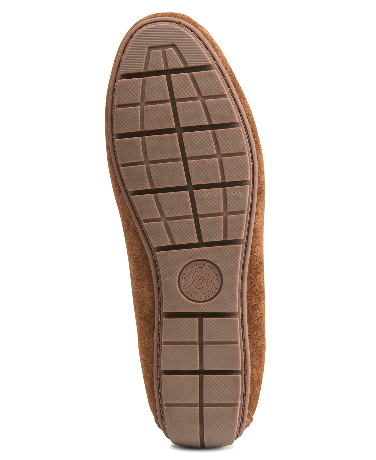 Johnston & Murphy Men's Baldwin Driver One-eye Tie Loafer In Snuff English Suede,shearling