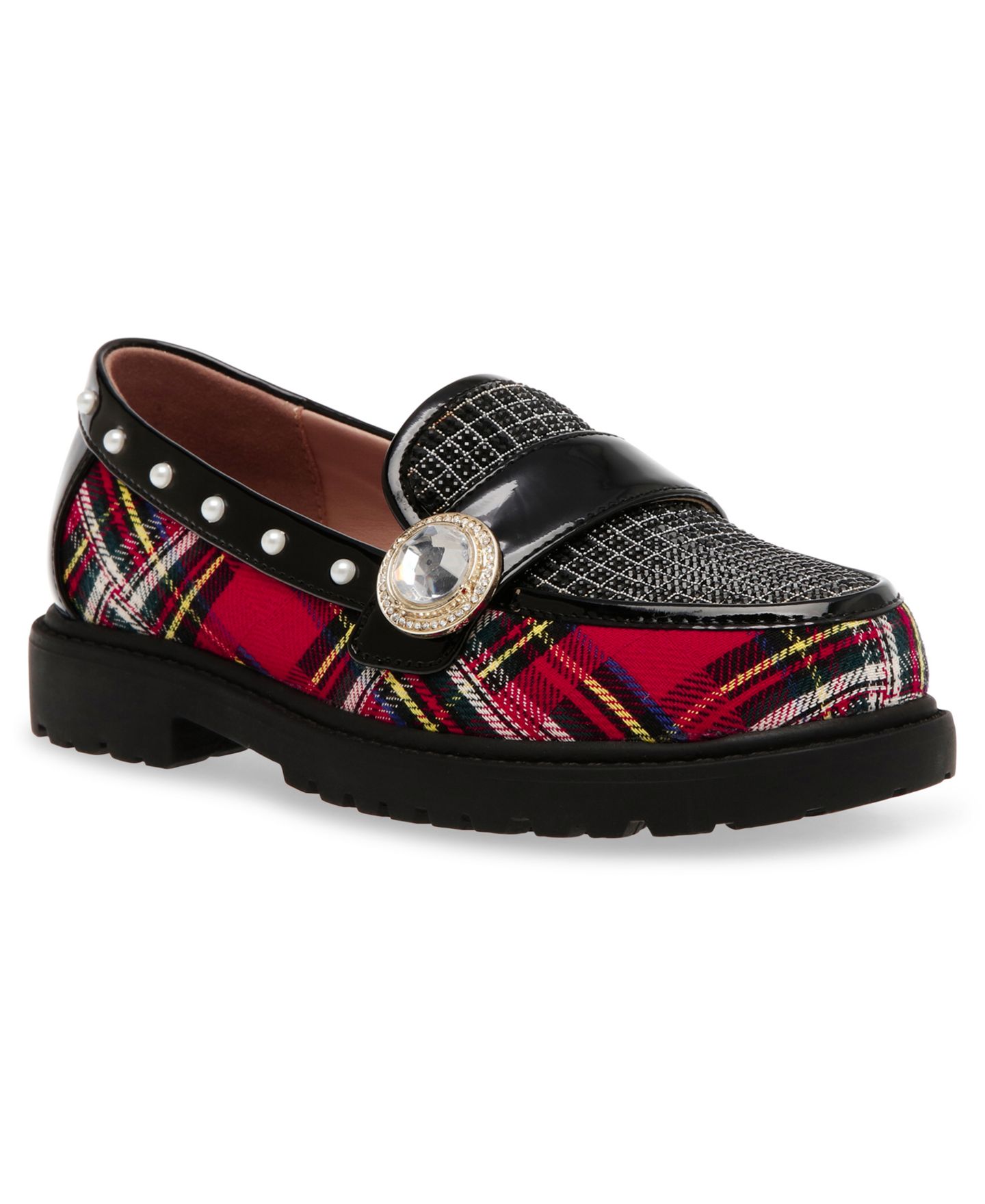 Туфли Betsey Johnson Marim Loafer для девочек, цвет: Красный разноцветный — фото 1