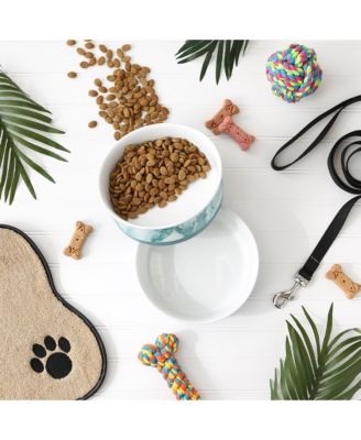 Bone Dry Marble Pet Bowl Set/2