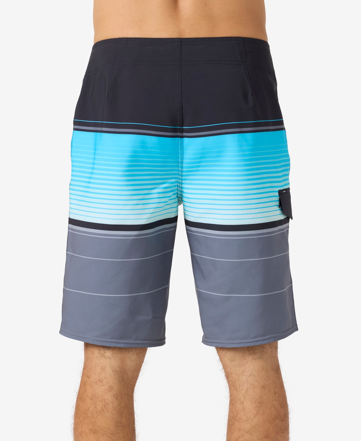 O'neill Men's Lennox Stripe 21 Boardshort In Black