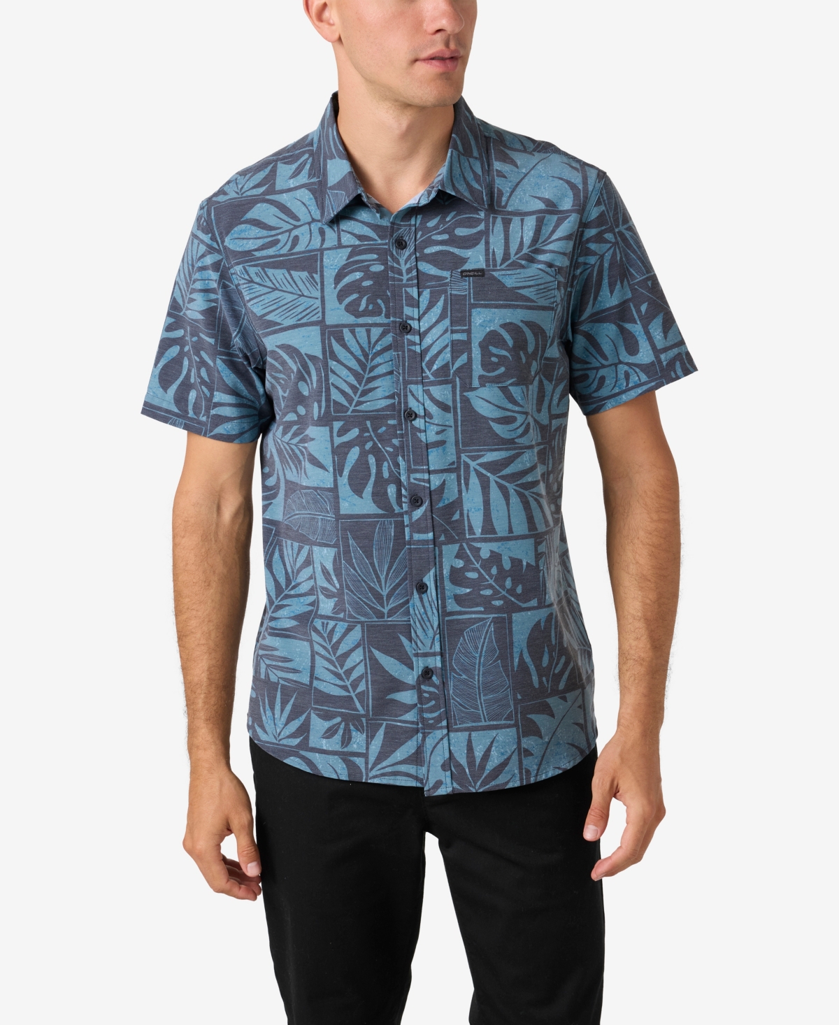 Men's Traveler Upf Traverse Short Sleeve Shirt - Indigo