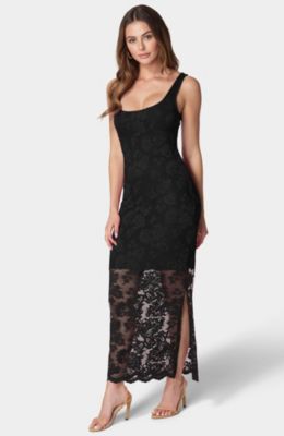 Women's Lace Square Neck Maxi Dress