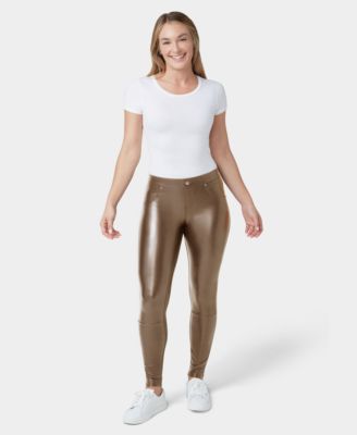 Women's Faux-Leather Leggings