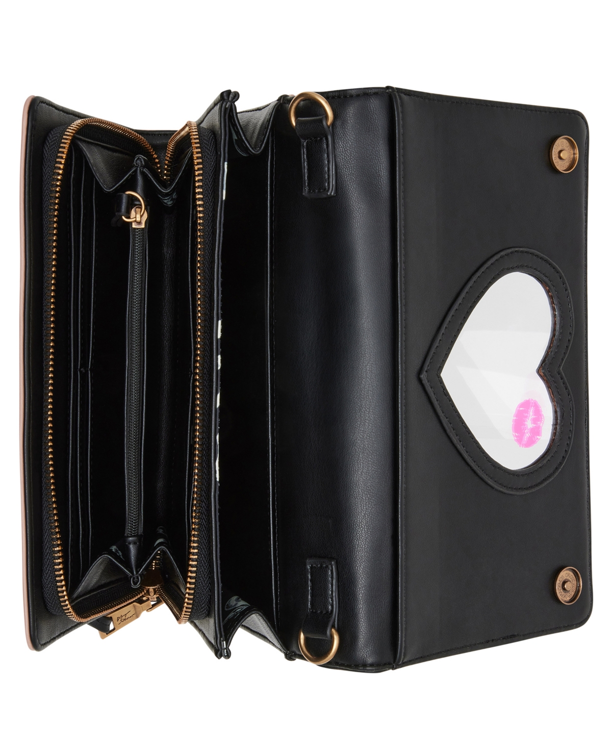 BETSEY JOHNSON 3 IN 1 ICON CHAIN WALLET 