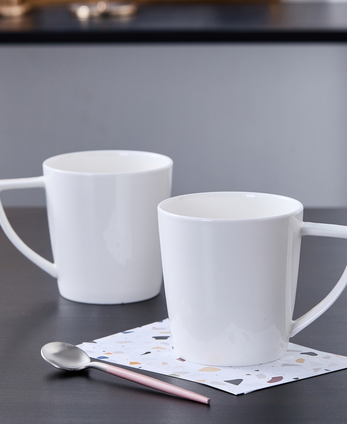 Stone Lain Madeline Bone China 32 Pc. Dinnerware Set, Service For 8 In White